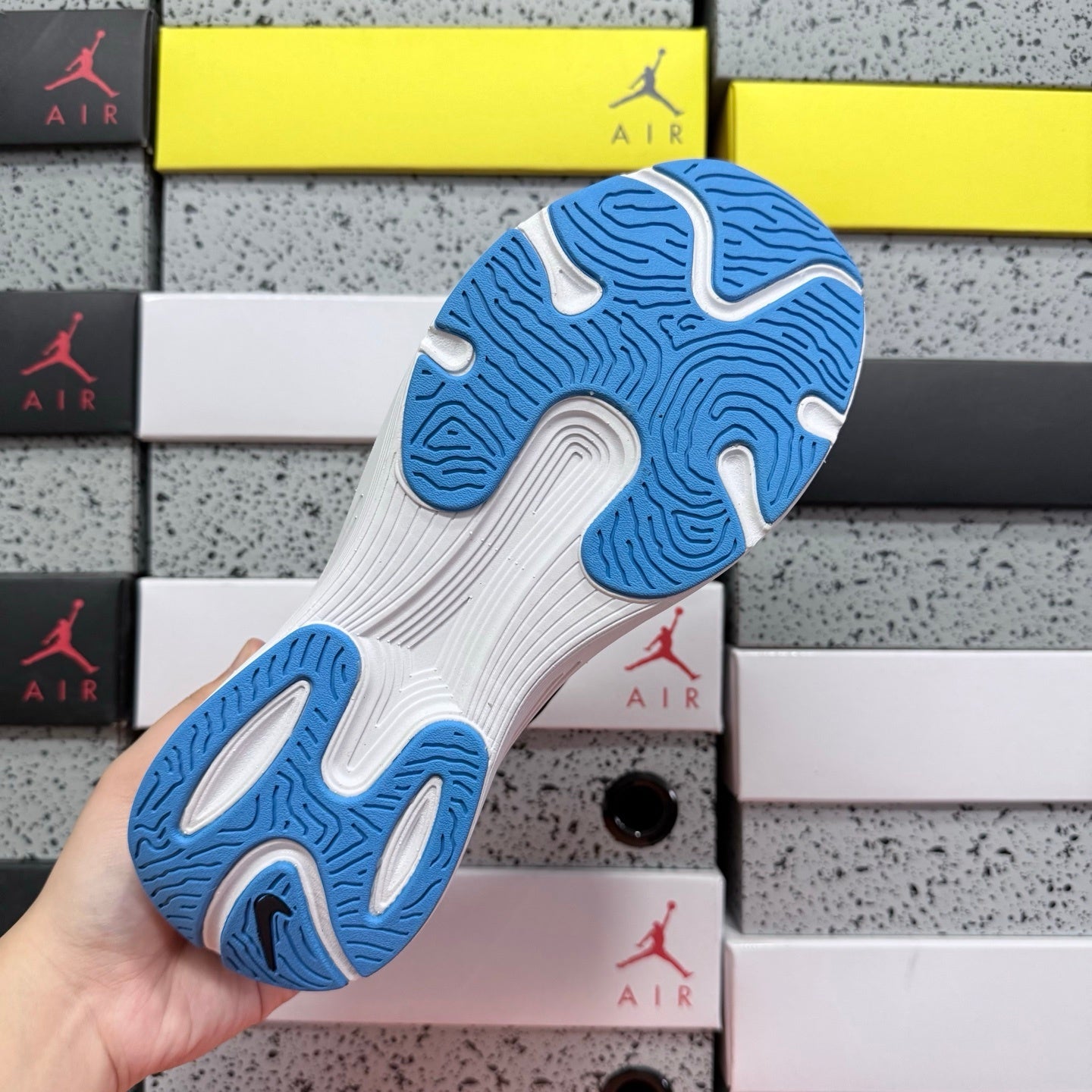 Nk Air Alphazoom Black/White/Blue
