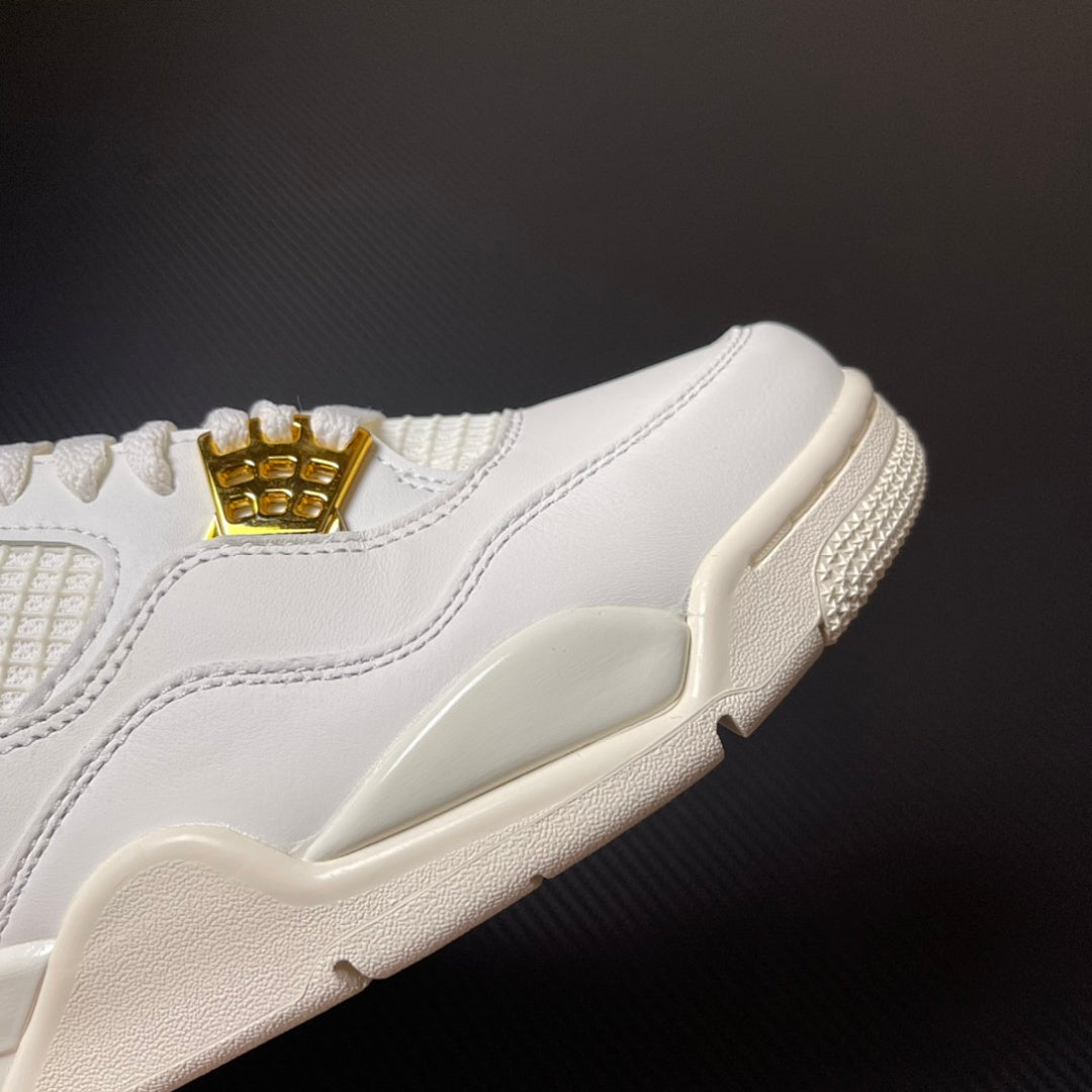 AJ4 Retro Metallic Gold
