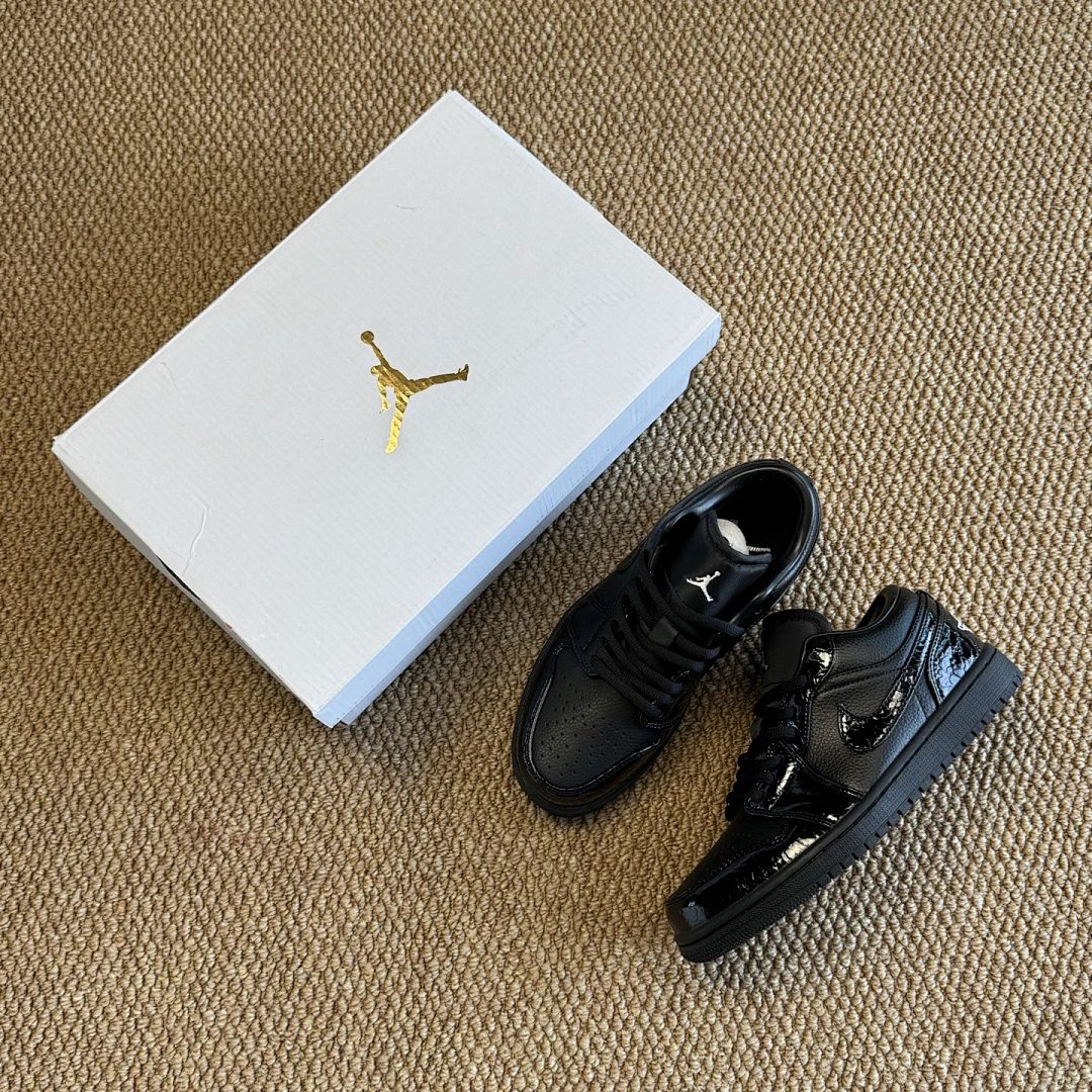 AJ1 Low SE Black Croc