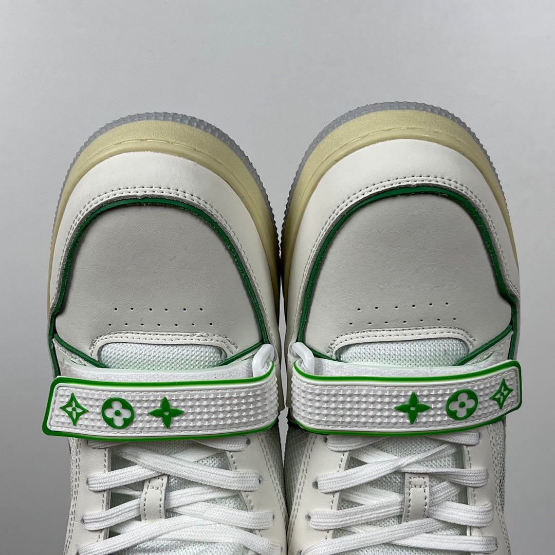 Trainer Green and White