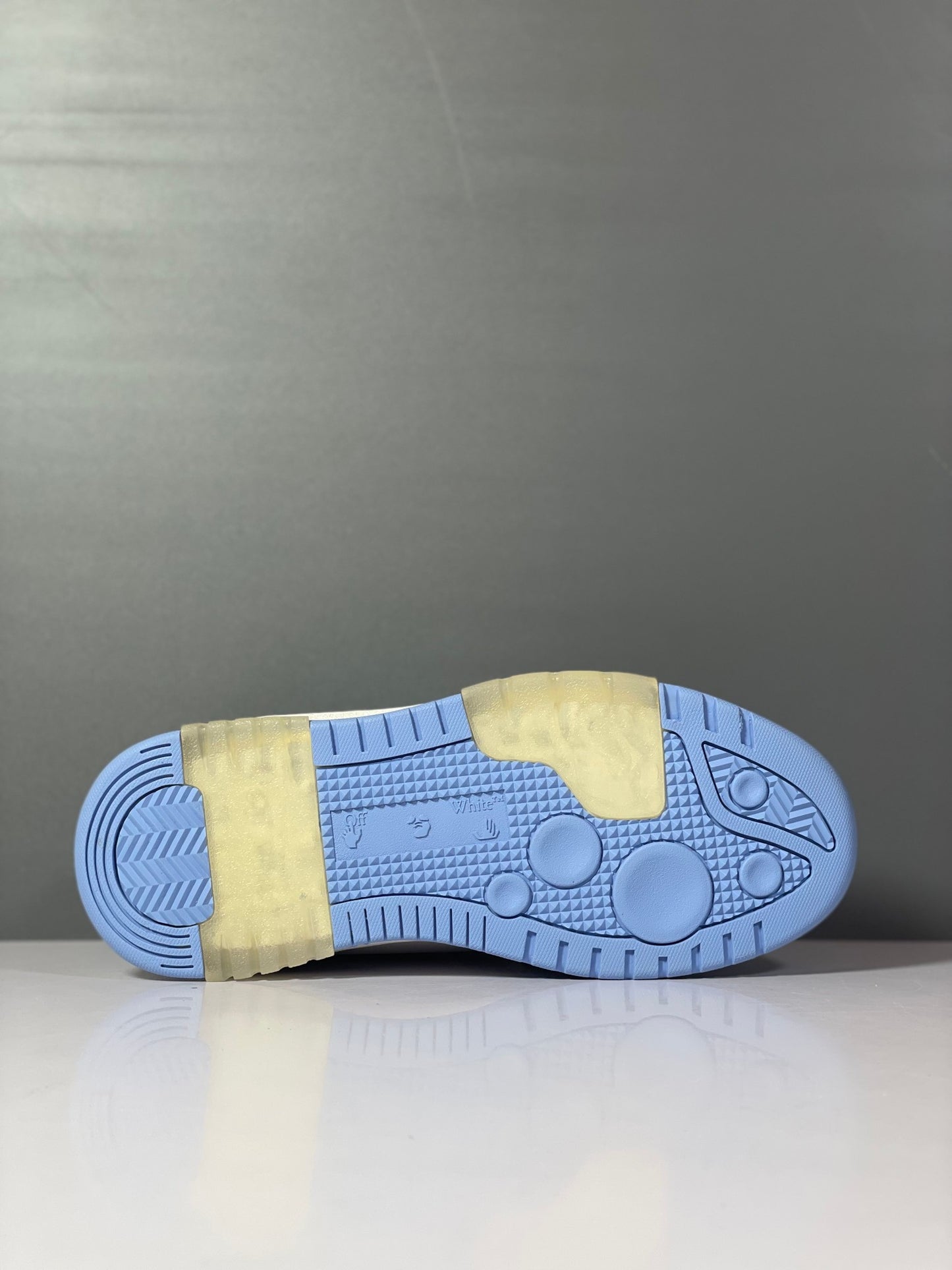 OF Out of Office Blue White Sole Beige