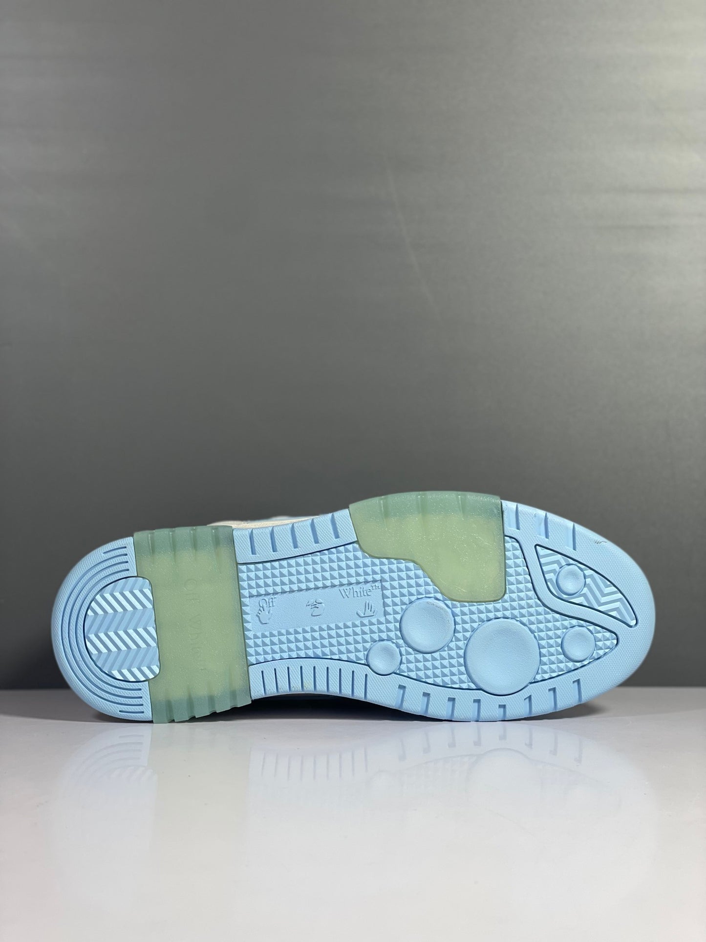 OF Out of Office White Blue Sole Green