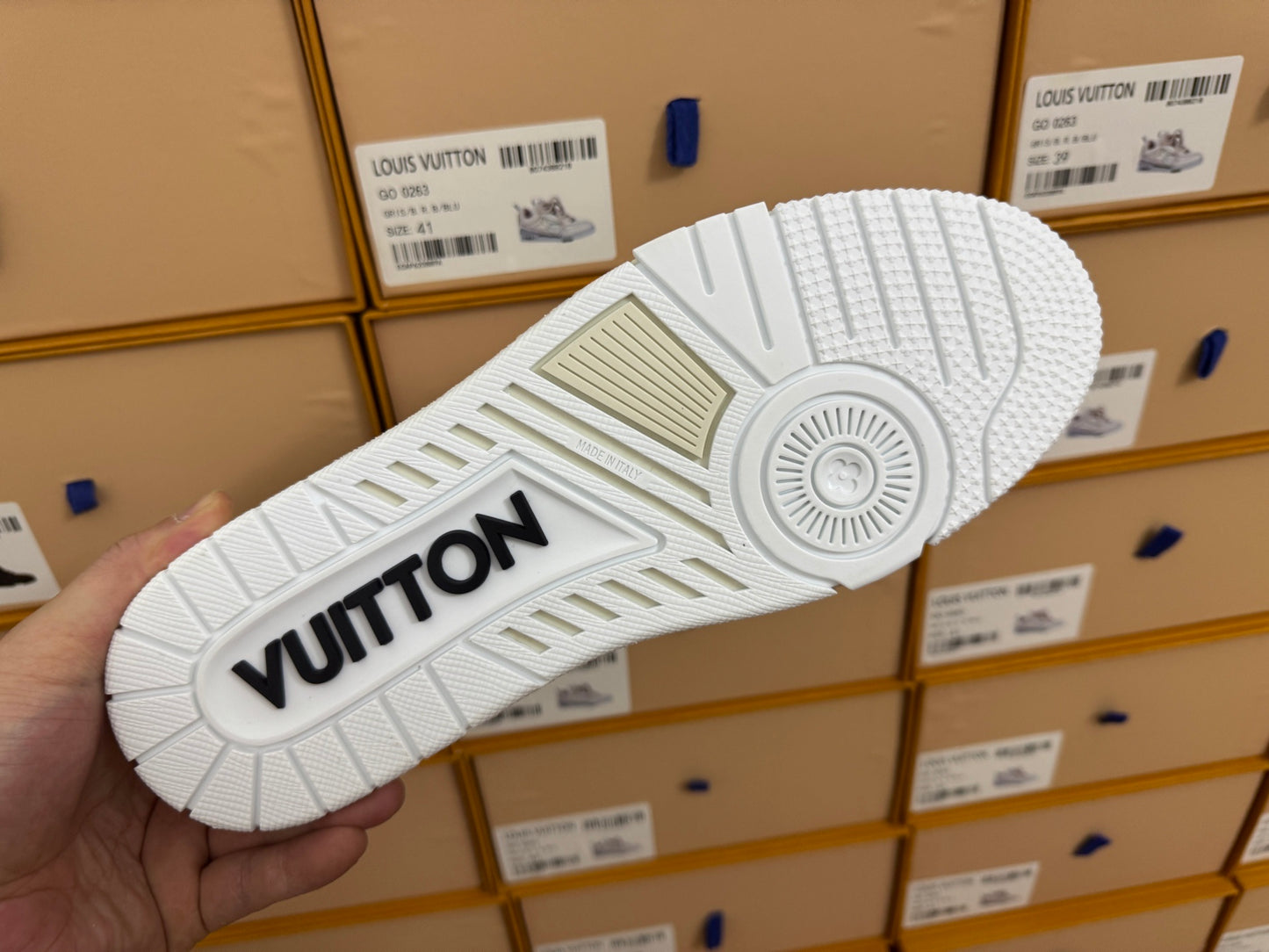 Trainer Monogram White
