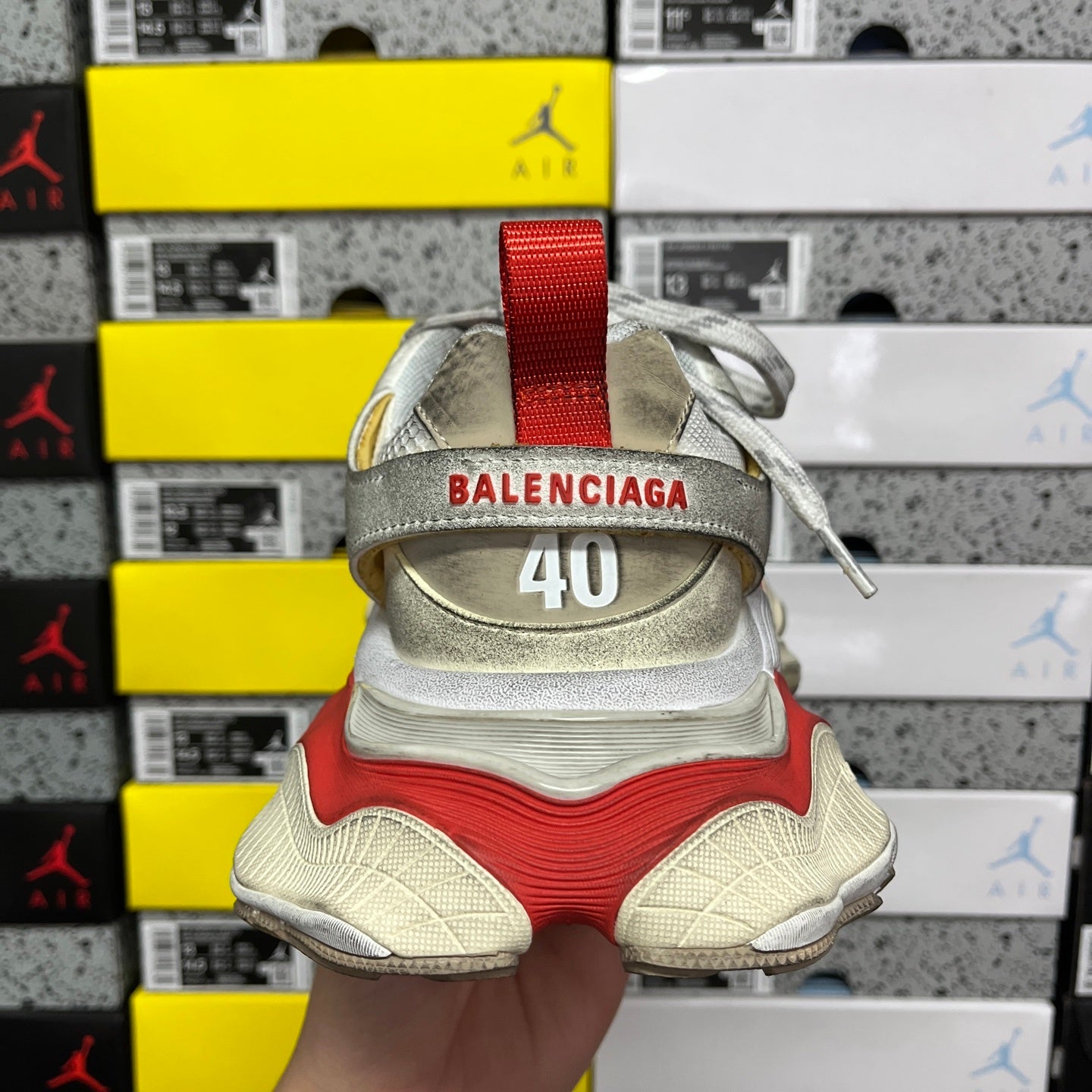 BLG Cargo Beige/Grey/Red