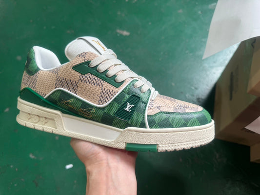 Trainer Beige and Green
