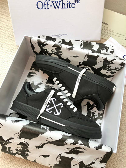 Off-White New Low Vulcanized Black White