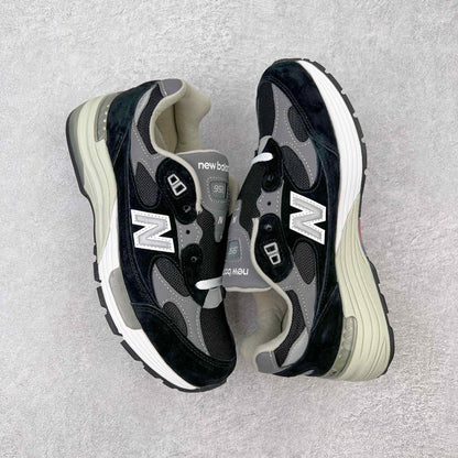992 Black Grey Suede