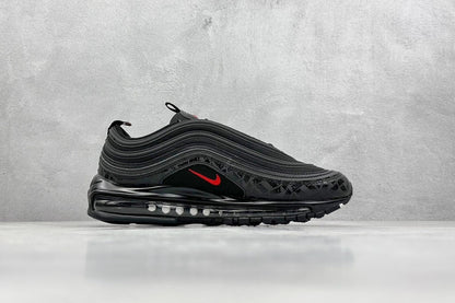 97 All-Over Print Black Red