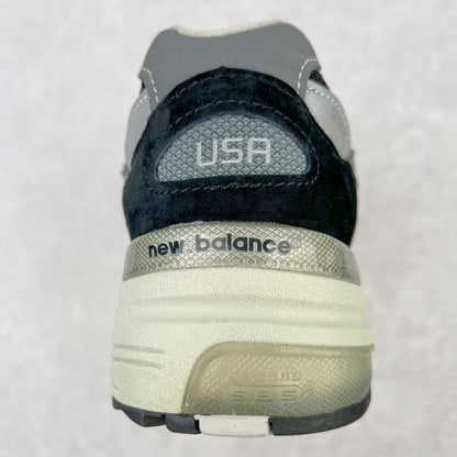 992 Black Grey Suede