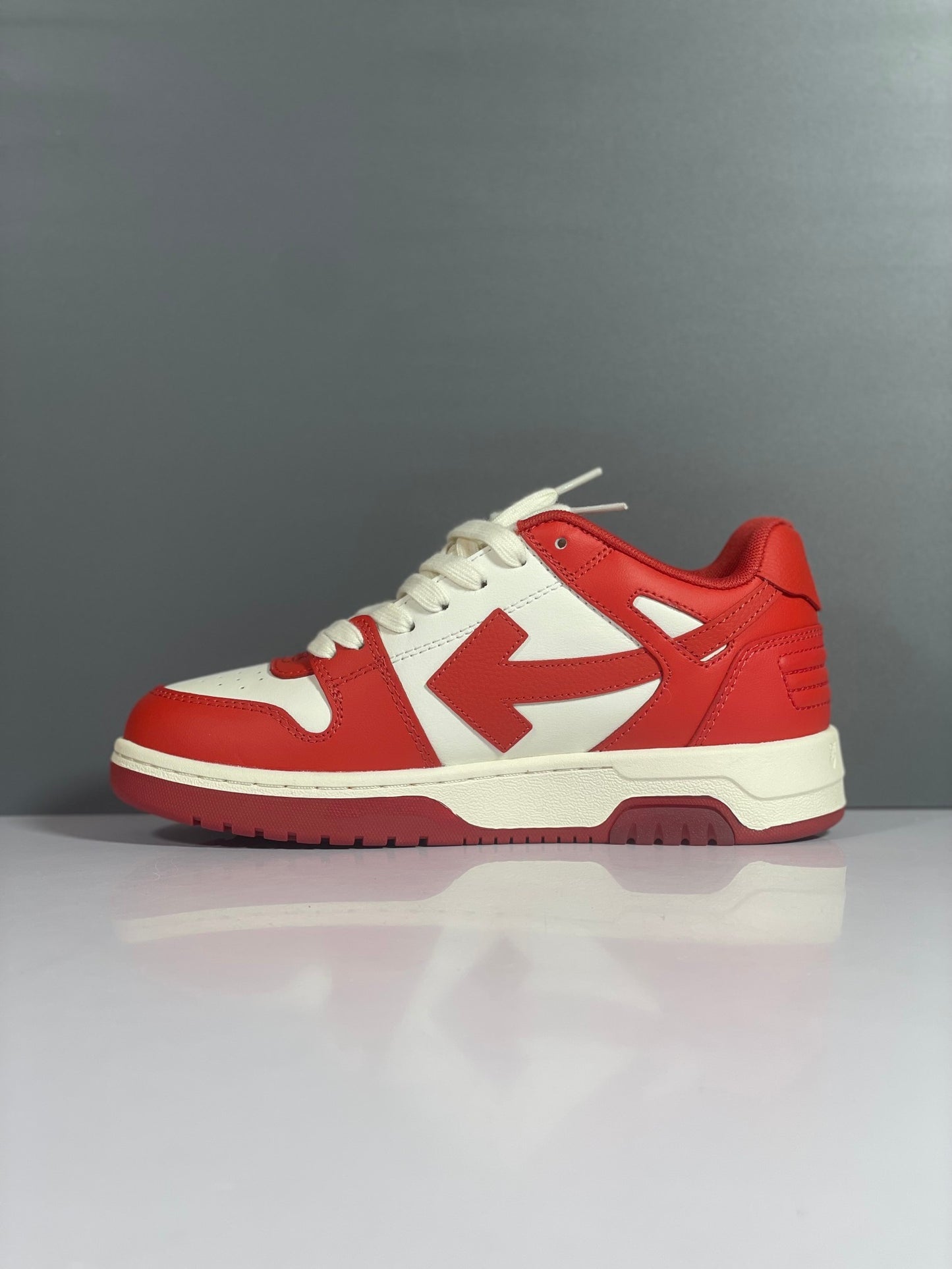 OF Out of Office White Red