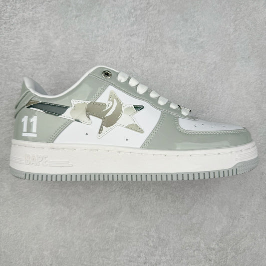 Bape STA Low White Grey
