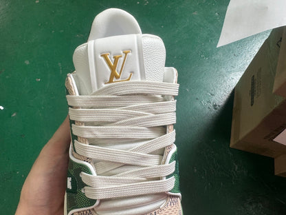 Trainer Beige and Green