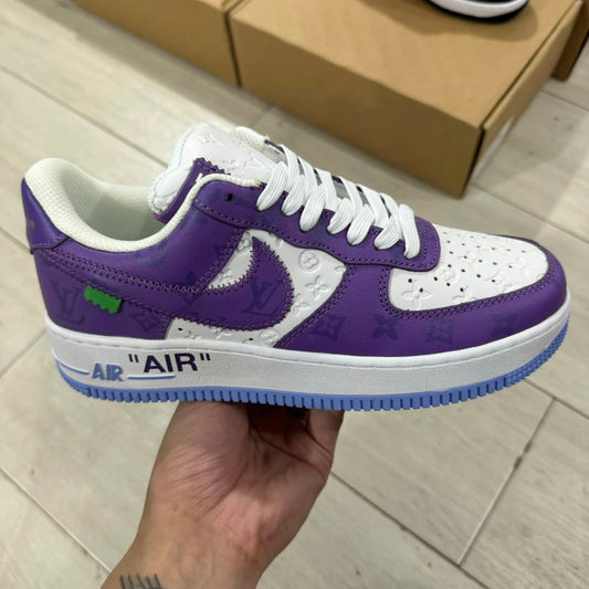 AF1 x LV Purple