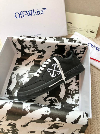 Off-White New Low Vulcanized Black White