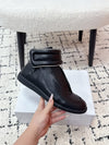 Maison High Black Lether
