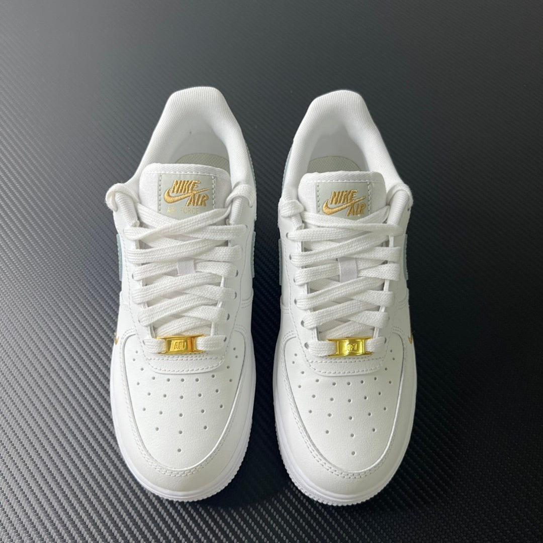 AF1 White Grey Gold