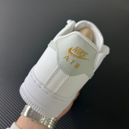 AF1 White Grey Gold