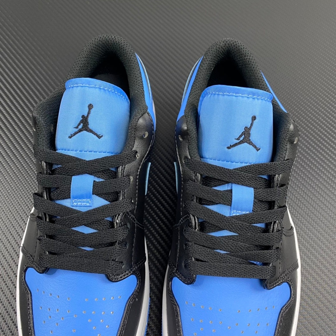 AJ1 Low  Black-White-Game Royal