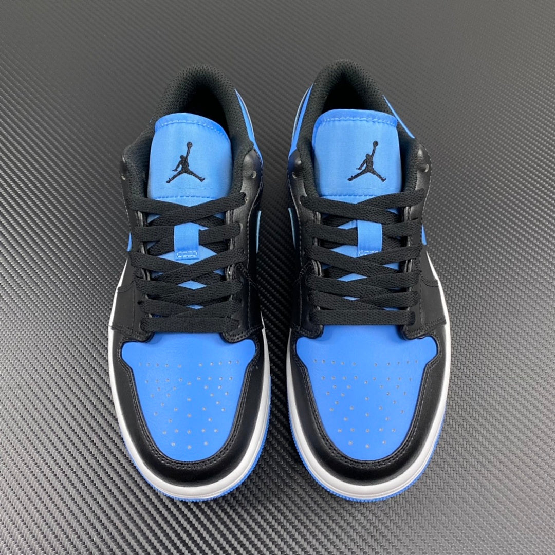 AJ1 Low  Black-White-Game Royal