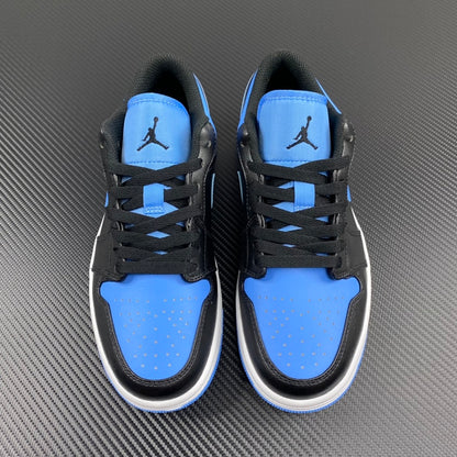 AJ1 Low  Black-White-Game Royal