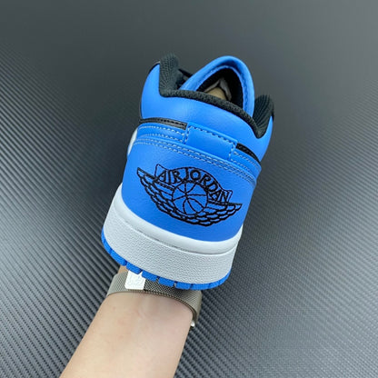 AJ1 Low  Black-White-Game Royal