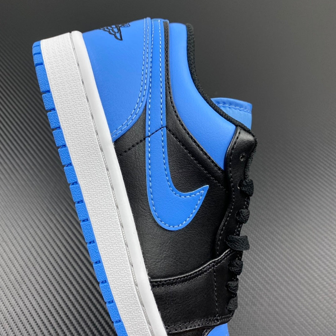 AJ1 Low  Black-White-Game Royal