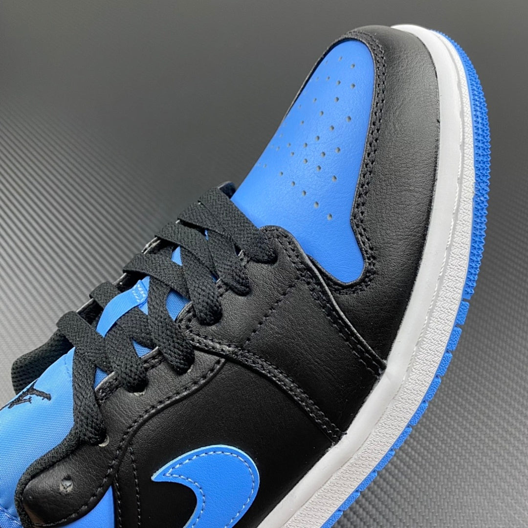 AJ1 Low  Black-White-Game Royal