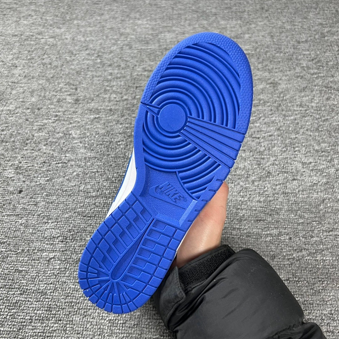 Dunk White and Blue