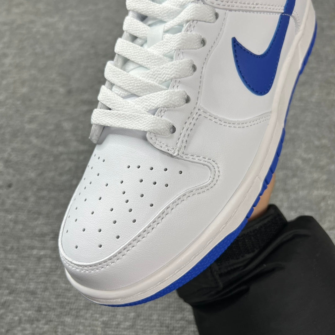 Dunk White and Blue