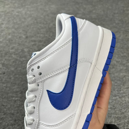 Dunk White and Blue
