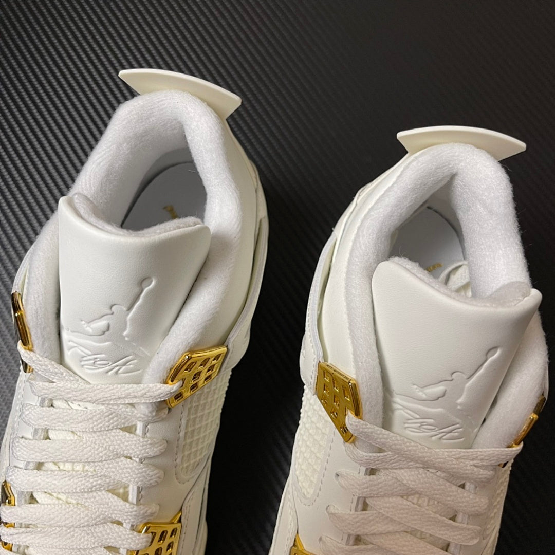 AJ4  Retro Metallic Gold