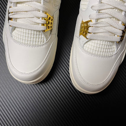 AJ4  Retro Metallic Gold