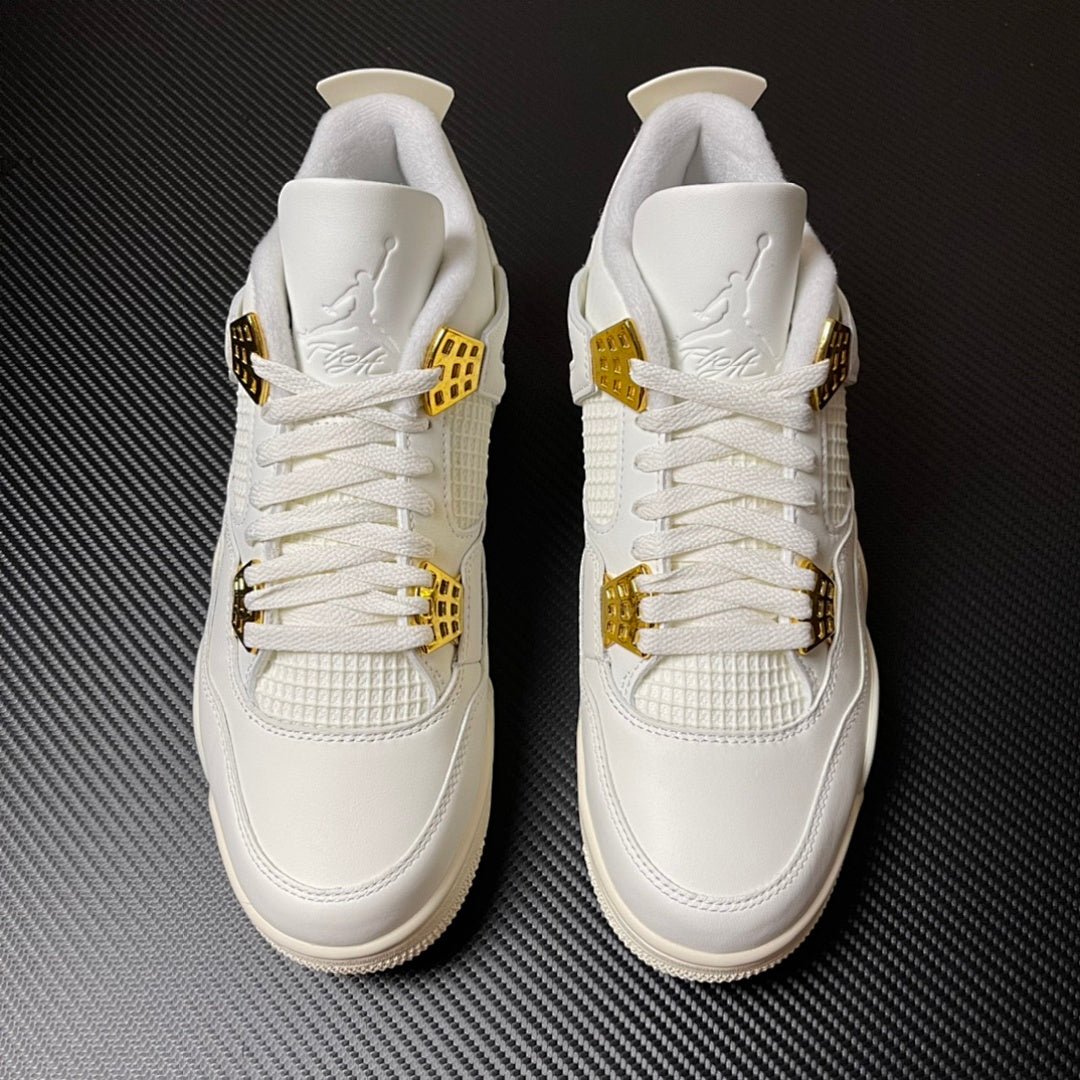 AJ4  Retro Metallic Gold