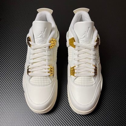 AJ4  Retro Metallic Gold