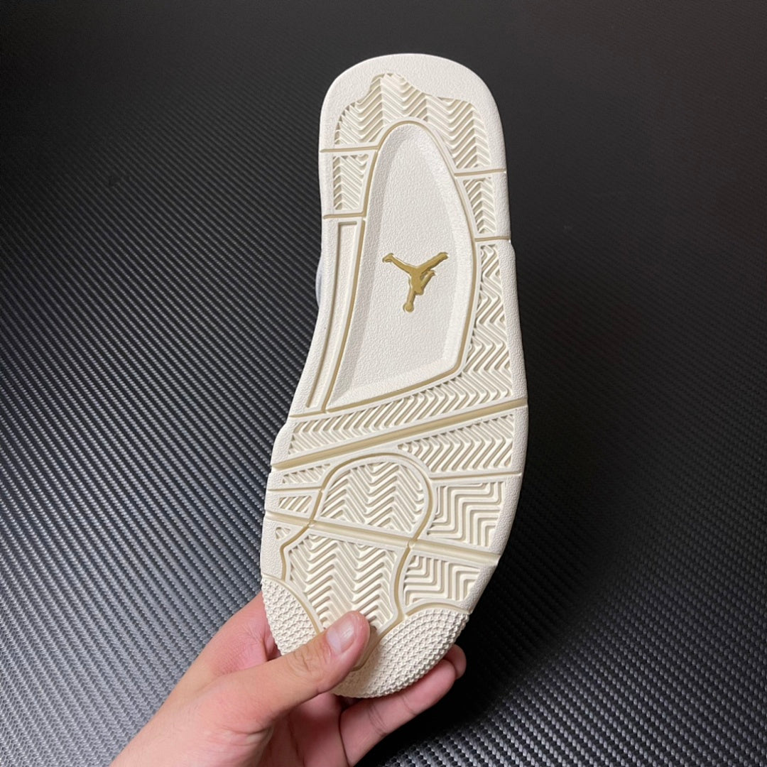 AJ4  Retro Metallic Gold