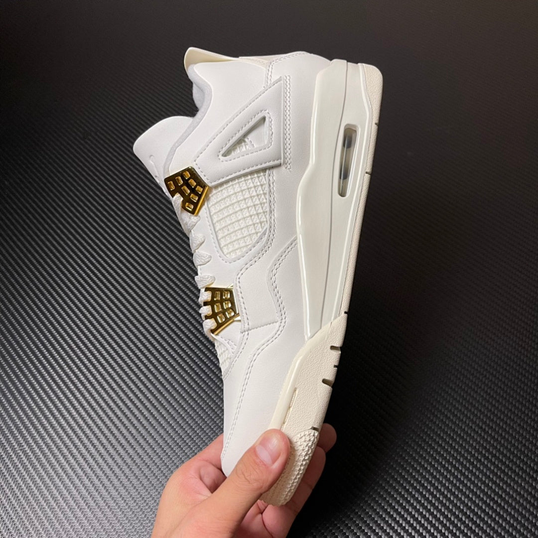 AJ4  Retro Metallic Gold