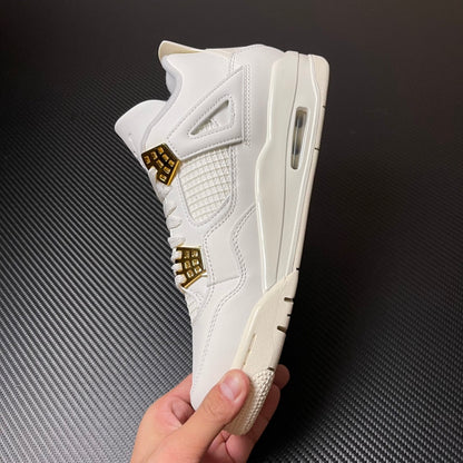 AJ4  Retro Metallic Gold