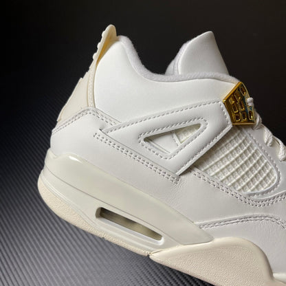 AJ4  Retro Metallic Gold