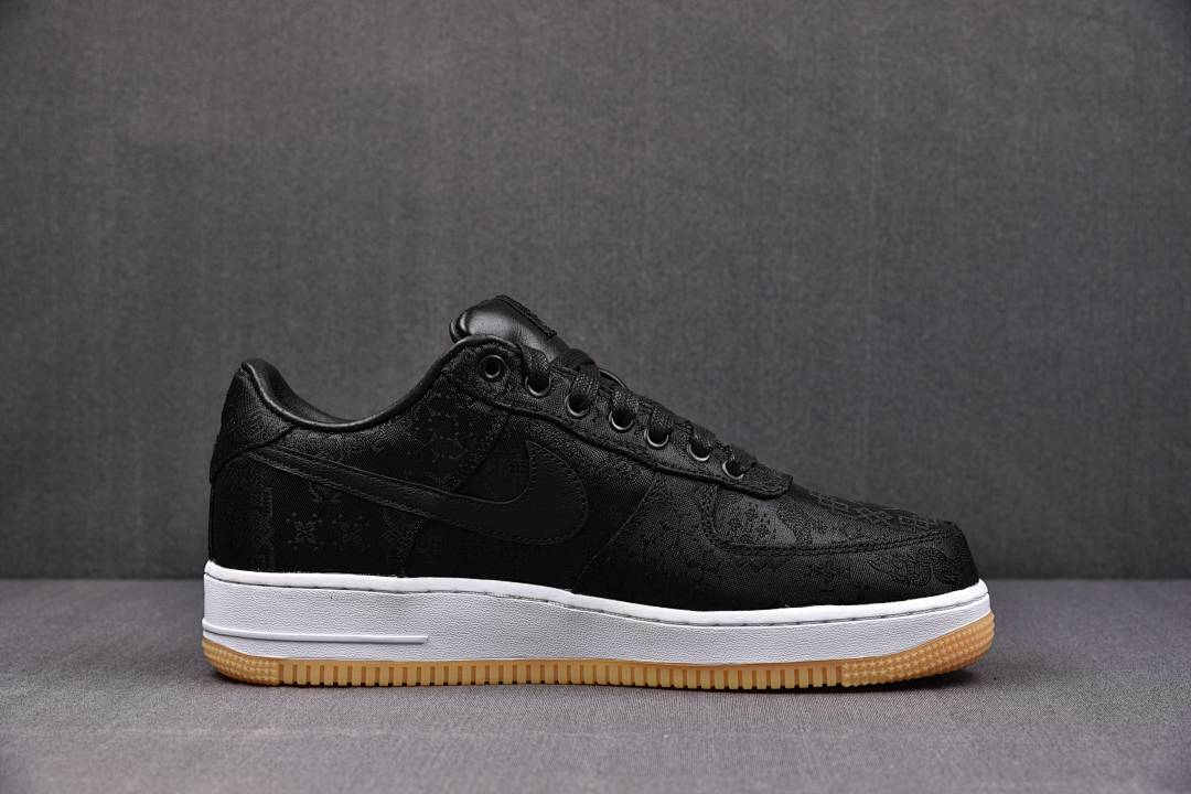 AF1 07 x Fragment Design x CLOT Black Silk