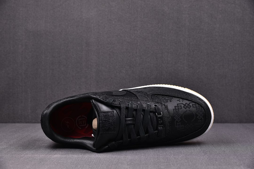 AF1 07 x Fragment Design x CLOT Black Silk