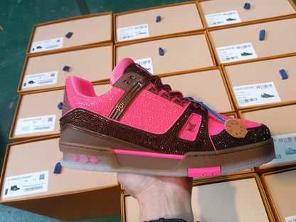 Trainer Pink and Brow Crystal