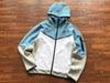 Conjunto Tech Fleece Azul e Branco