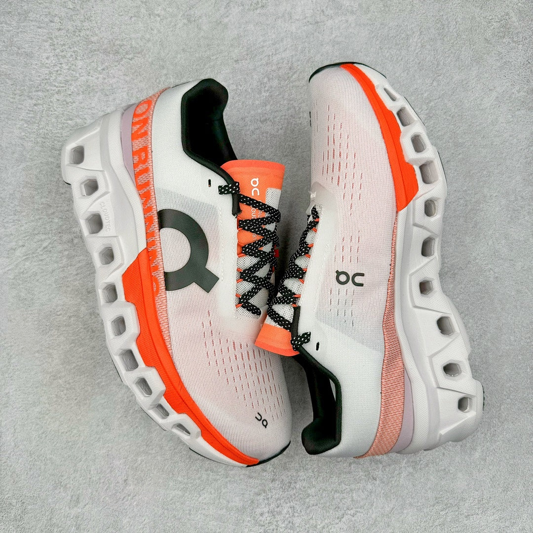 Cloudmonster White Orange