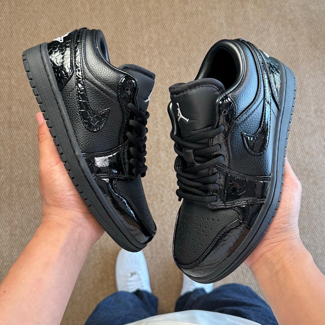 AJ1 Low SE Black Croc