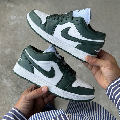 Low Green and White