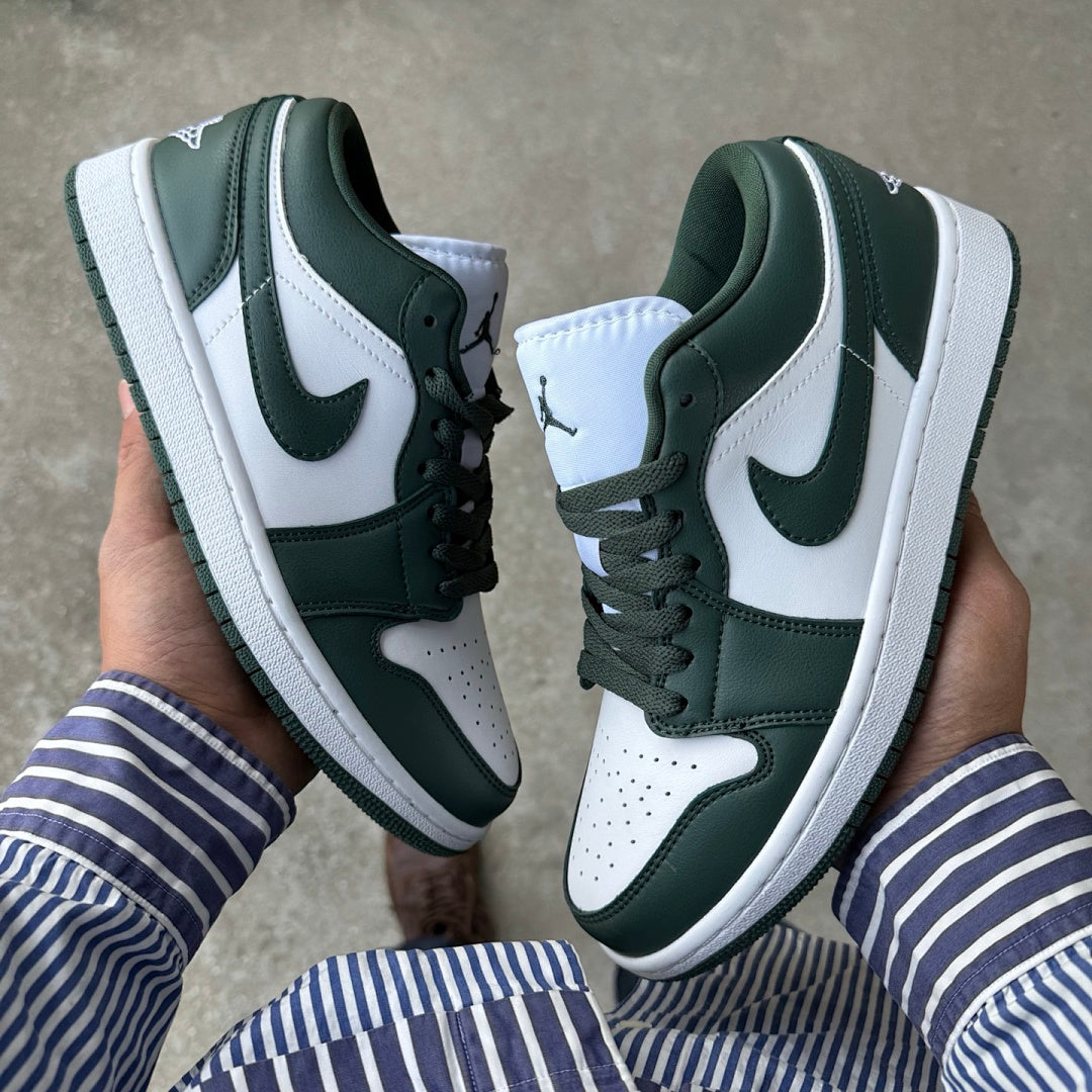 Low Green and White