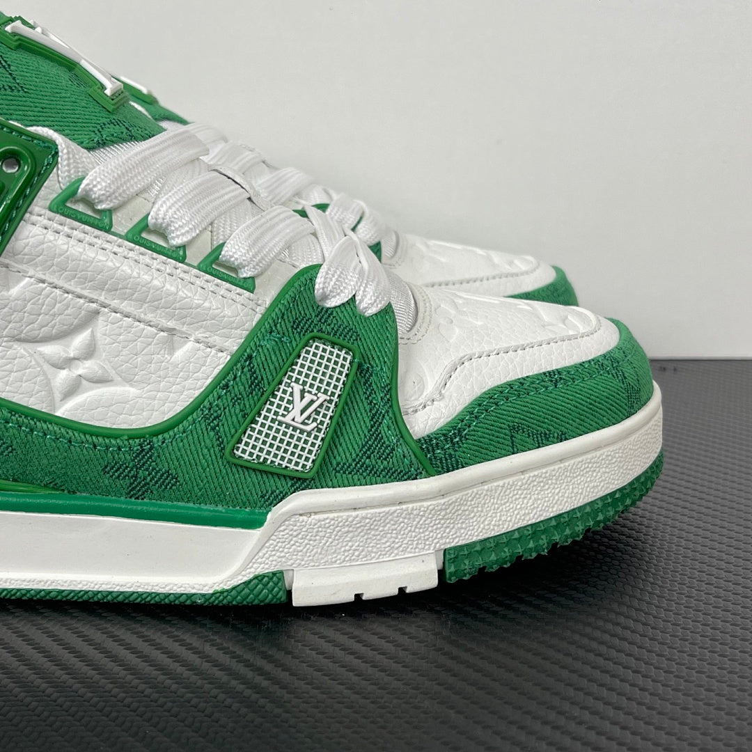 Trainer Green and White