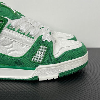 Trainer Green and White