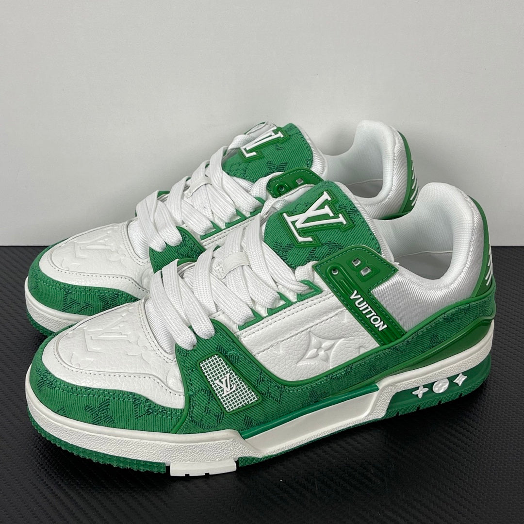 Trainer Green and White