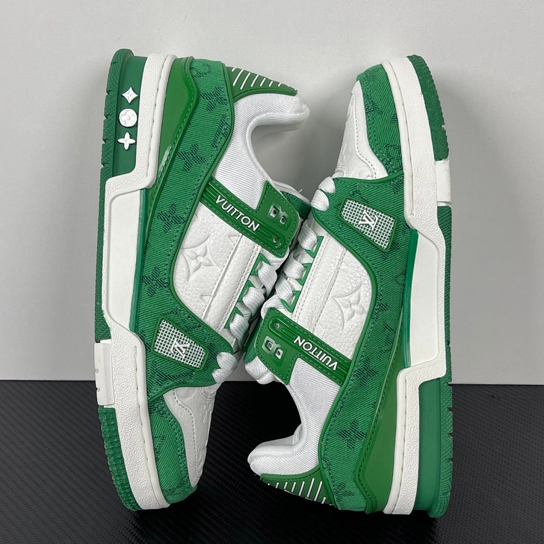 Trainer Green and White